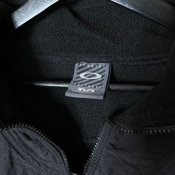 Y2K Oakley Fleece 1/2 Zip Pullover Medium - Picture 3 of 3